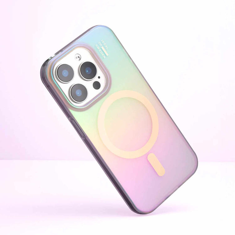 Ideal of Sweden Clear Case Mid MagSafe Shimmer for iPhone 16e/15/14/13