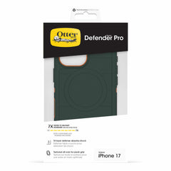 OtterBox Defender Pro MagSafe Case w/Camera Control Coopersmith (Green) for iPhone 17