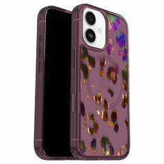 OtterBox Symmetry Clear MagSafe Case w/Camera Control Leopard Shift (Pink) for iPhone 17
