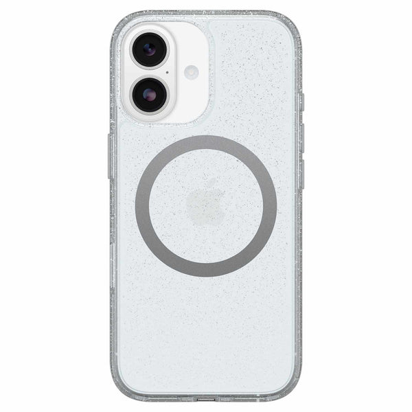OtterBox Symmetry Clear MagSafe Case w/Camera Control Stardust 3.0 with Blue Tint (Clear) for iPhone 17
