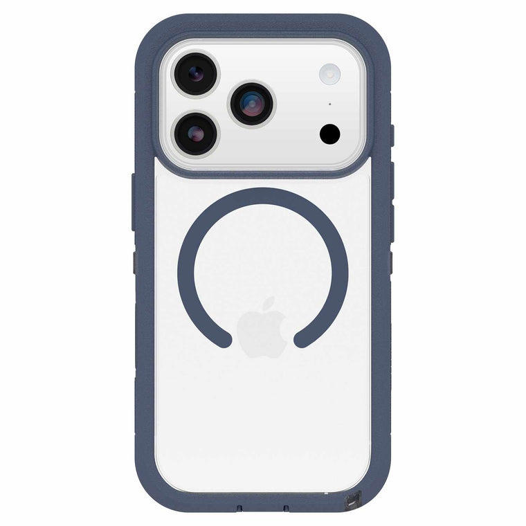 OtterBox Defender Pro XT Clear MagSafe Case w/Camera Control Bootcut (Blue) for iPhone 17 Pro