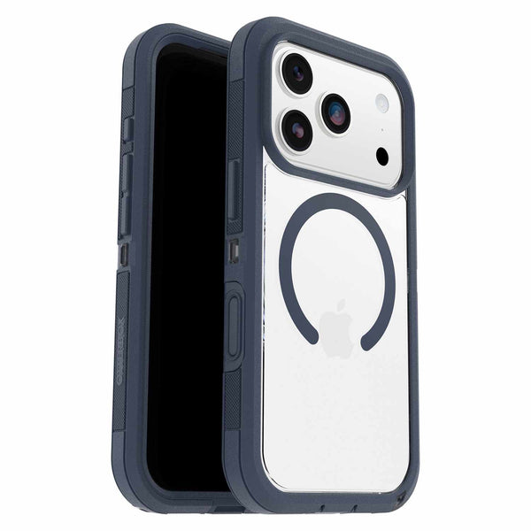 OtterBox Defender Pro XT Clear MagSafe Case w/Camera Control Bootcut (Blue) for iPhone 17 Pro