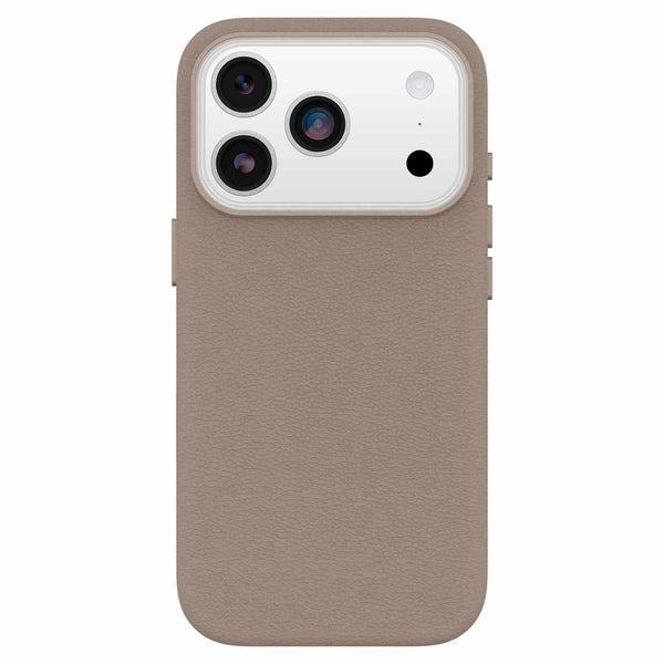 OtterBox Symmetry Cactus Leather MagSafe Case w/Camera Control Grey Comfort for iPhone 18 Pro/17 Pro