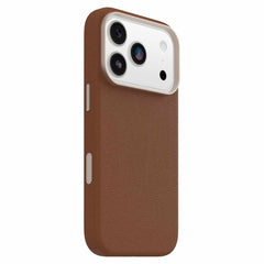 OtterBox Symmetry Cactus Leather MagSafe Case w/Camera Control Dessert Saddle (Brown) for iPhone 18 Pro/17 Pro