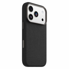 OtterBox Symmetry Cactus Leather MagSafe Case w/Camera Control Noir Ash (Black) for iPhone 17 Pro