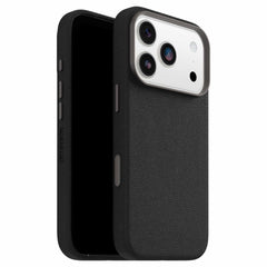 OtterBox Symmetry Cactus Leather MagSafe Case w/Camera Control Noir Ash (Black) for iPhone 18 Pro/17 Pro
