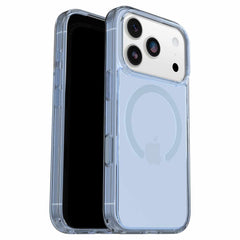 OtterBox Symmetry Clear MagSafe Case w/Camera Control Silver Glade (Blue) for iPhone 17 Pro