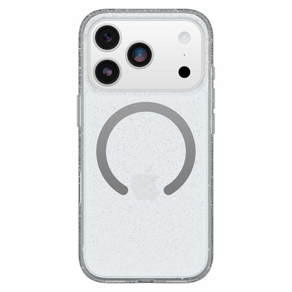 OtterBox Symmetry Clear MagSafe Case w/Camera Control Stardust 3.0 with Blue Tint (Clear) for iPhone 17 Pro