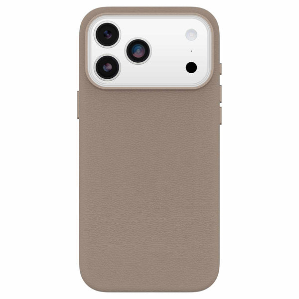 OtterBox Symmetry Cactus Leather MagSafe Case w/Camera Control Grey Comfort for iPhone 18 Pro Max/17 Pro Max
