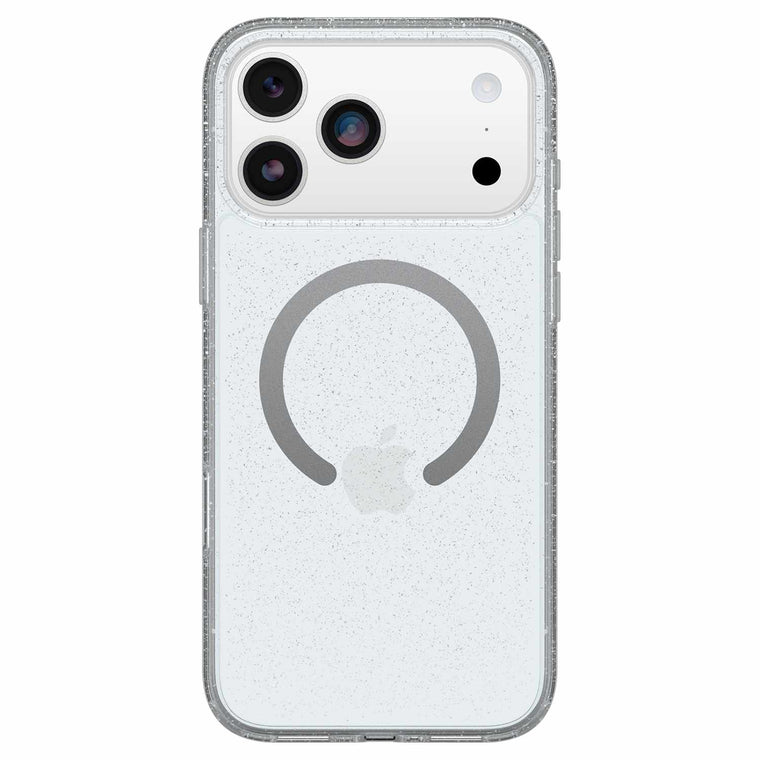 OtterBox Symmetry Clear MagSafe Case w/Camera Control Stardust 3.0 with Blue Tint (Clear) for iPhone 18 Pro Max/17 Pro Max