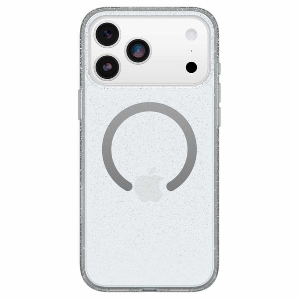 OtterBox Symmetry Clear MagSafe Case w/Camera Control Stardust 3.0 with Blue Tint (Clear) for iPhone 18 Pro Max/17 Pro Max