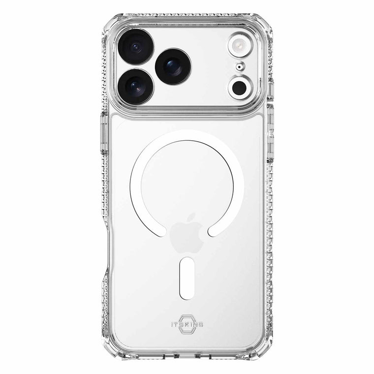 ITSKINS Hybrid_R MagSafe Case Clear for iPhone 18 Pro/17 Pro