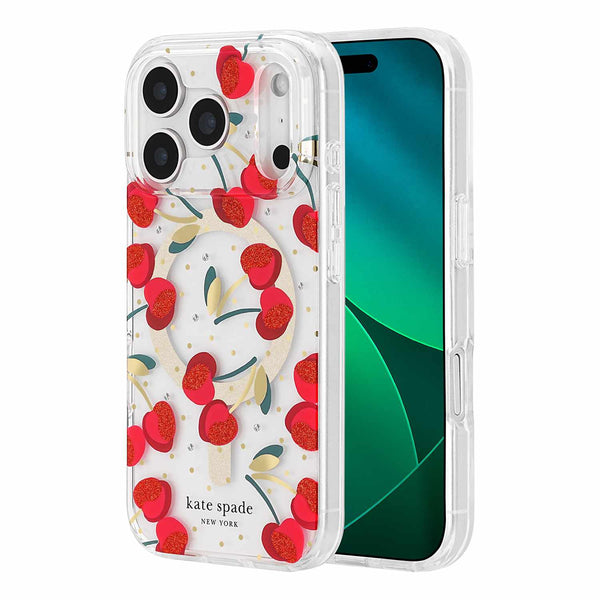 Kate Spade Protective MagSafe Case Cherry Dot for iPhone 17 Pro