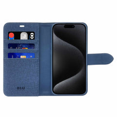 Blu Element Folio 2-in-1 MagSafe Case Lazuli Blue for iPhone 17