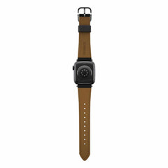 OtterBox Symmetry Cactus Leather Watch Band Noir Ash for Apple Watch 45/44/42 mm