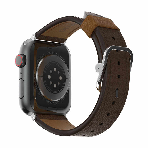 OtterBox Symmetry Cactus Leather Watch Band Rich Adobe for Apple Watch 45/44/42 mm