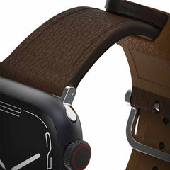 OtterBox Symmetry Cactus Leather Watch Band Rich Adobe for Apple Watch 45/44/42 mm