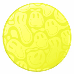 PopSockets PopGrip Neon Jolt Yellow Smiley Melt