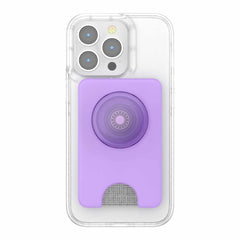 PopSockets PopWallet+ For MagSafe Round with Adapter Ring Lavender