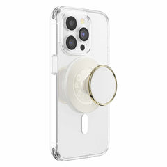 PopSockets PopGrip for MagSafe Round with Adapter Ring Coconut Creme