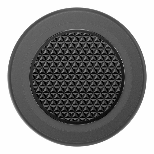 PopSockets PopGrip for MagSafe Round with Adapter Ring Triangle Knurled Black