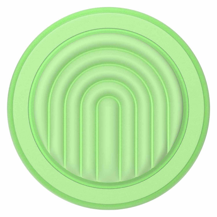 PopSockets PopGrip for MagSafe Round with Adapter Ring PopOut Curves Matcha Dew