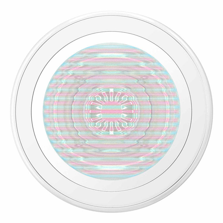 PopSockets PopGrip for MagSafe Round with Adapter Ring Fluted Opalescent