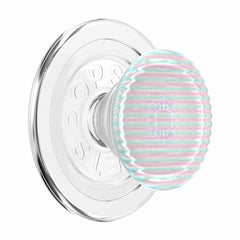 PopSockets PopGrip for MagSafe Round with Adapter Ring Fluted Opalescent