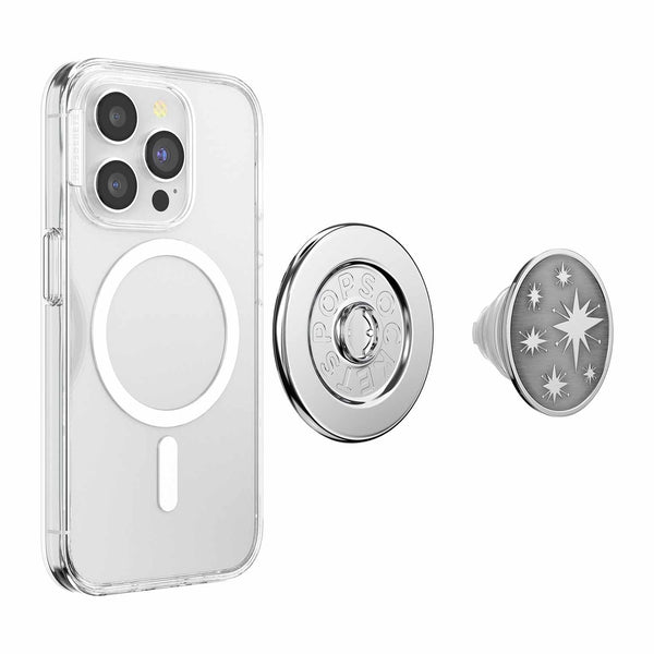PopSockets PopGrip for MagSafe Round with Adapter Ring Enamel Astro