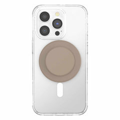 PopSockets PopGrip for MagSafe Round with Adapter Ring Soft Touch Latte