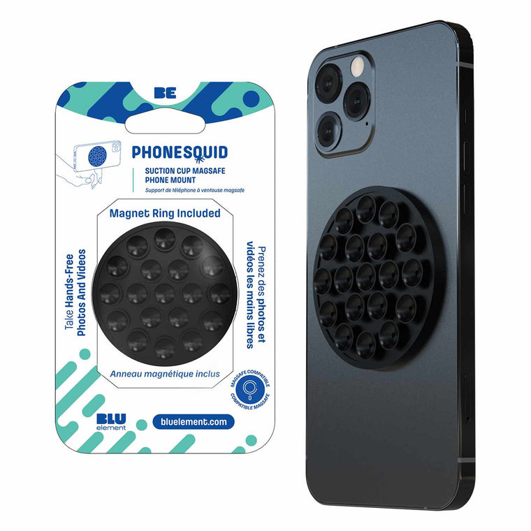 Blu Element Round MagSafe Phonesquid Black