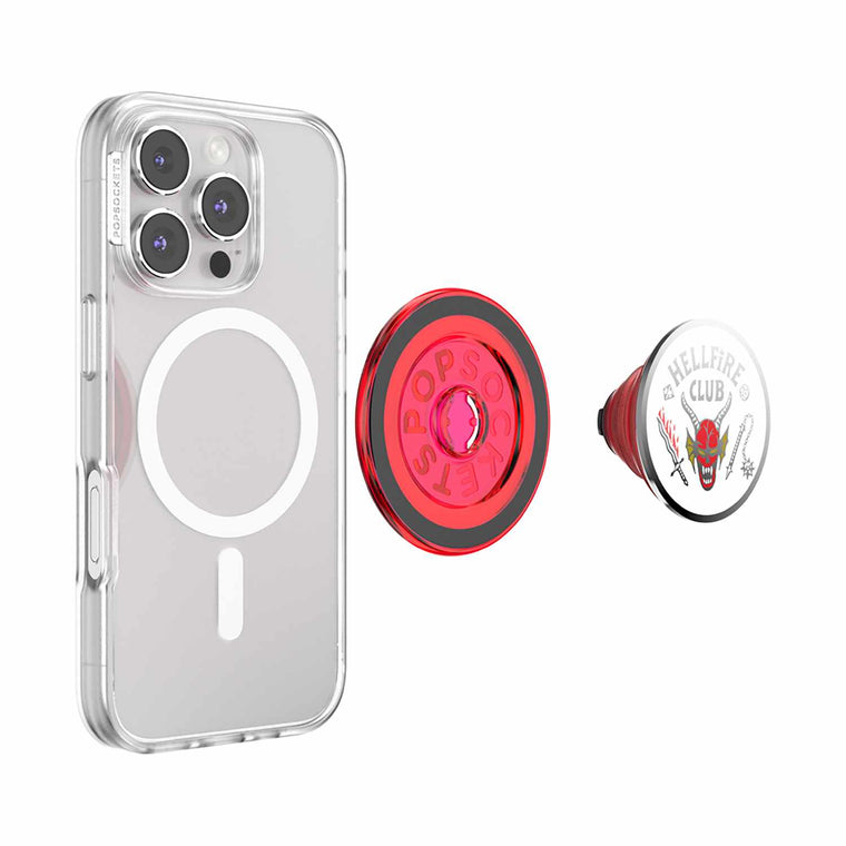 PopSockets PopGrip for MagSafe Round with Adapter Enamel Hellfire Club