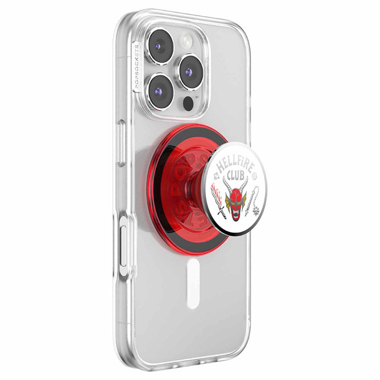 115185 PopGrip for MagSafe Round with Adapter Enamel Hellfire Club
