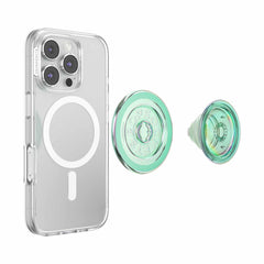 809054 PopGrip for MagSafe Round with Adapter Iridescent Turq