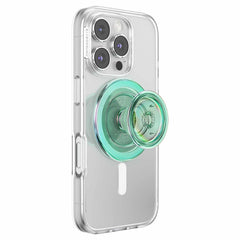 809054 PopGrip for MagSafe Round with Adapter Iridescent Turq