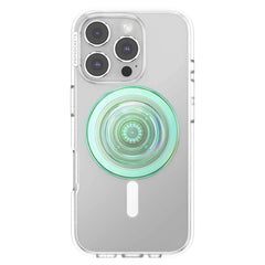 809054 PopGrip for MagSafe Round with Adapter Iridescent Turq