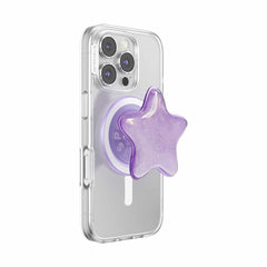 809059 PopGrip for MagSafe Round with Adapter Tidepool Star Squishy Lavender Fog