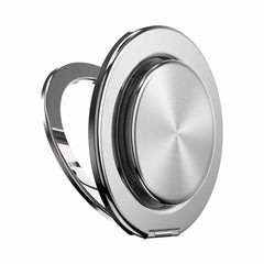 PopSockets PopGrip Kick Out for MagSafe Round with Adapter Radial Silver