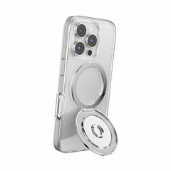 807695 PopGrip Kick Out for MagSafe Round with Adapter Radial Silver