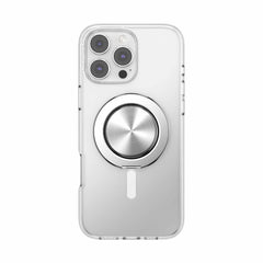 PopSockets PopGrip Kick Out for MagSafe Round with Adapter Radial Silver