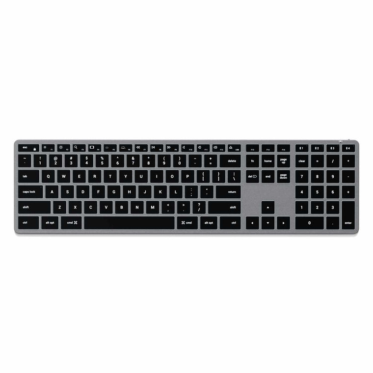 STBTSX3M Slim X3 Backlit Bluetooth Keyboard Space Gray