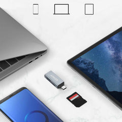 Anker 2-in-1 USB-C to SD/Micro SD Card Reader Gray