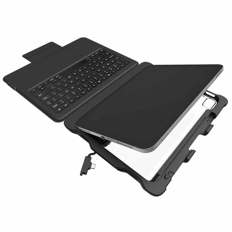 STM GOODS Dux Keyboard Trackpad USB-C COM - French Canadian Black for iPad 11 2025 (11th Gen)/iPad 10.9 2022 (10th Gen) in Bulk Packaging