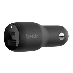 Belkin BoostCharge Car Charger Dual with PPS 37W Black