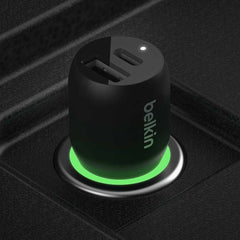 Belkin BOOSTCHARGE Car Charger Dual with PPS 37W Black
