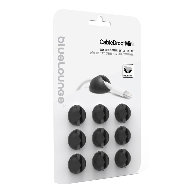 Bluelounge Cabledrop CableClip Mini Black