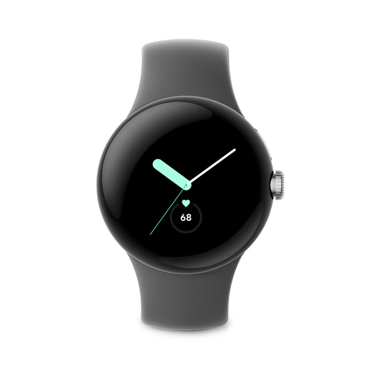 Google Pixel Watch 2022 (Wi-Fi/BT) Silver Puck/Grey Band